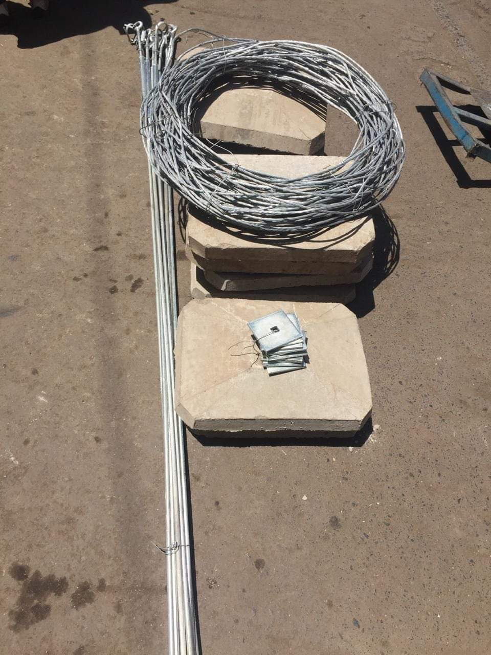 Main image for Pole Support System - Stay Rod, Wire & Block